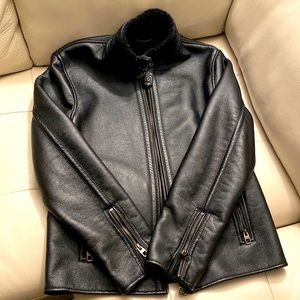 Zara men’s faux shearling jacket